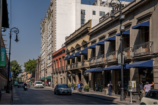 Calle de Bolívar, a la altura del MIDE, 2020.