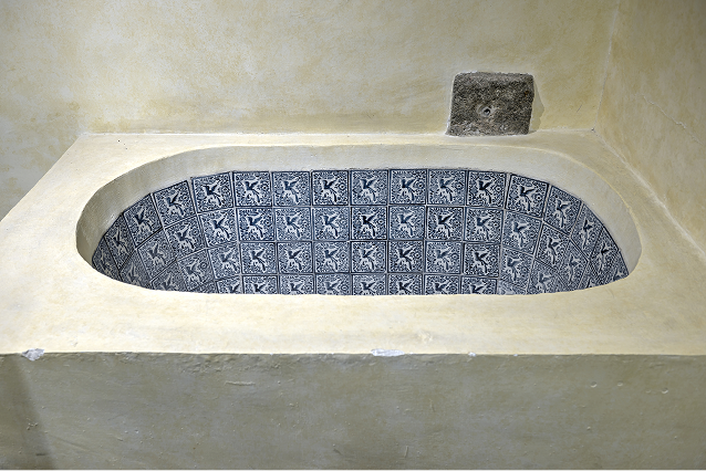 Pileta para los placeres, ex convento de Betlemitas, Ciudad de México.