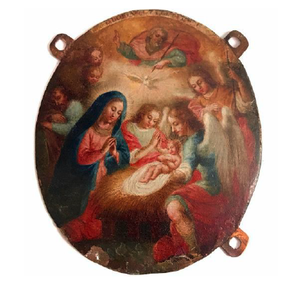 Escudo Betlemita, siglo XVIII (Colección Rodrigo Rivero-Lake).