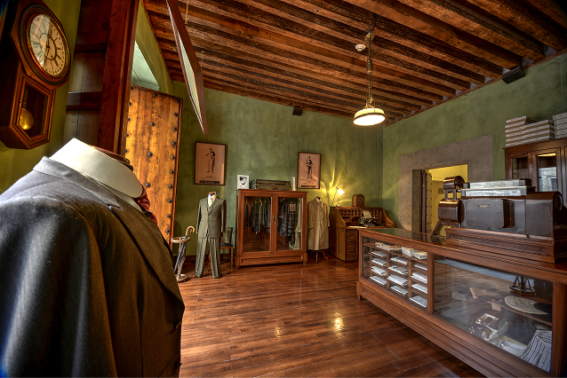 Recreación de los Almacenes El Águila en una de las accesorias del Museo Interactivo de Economía.