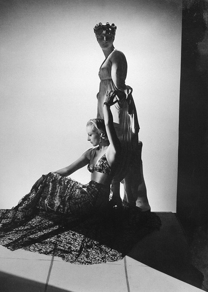 Cora posa para la revista Vogue. Archivo Cora van Millingen. Cortesía de Patricia Díaz Romo.