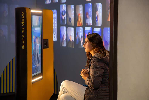 El espacio interactivo y de participación.