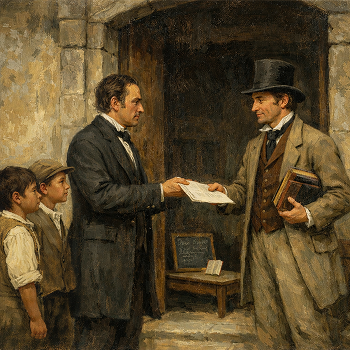 La Compañía Lancasteriana queda a cargo del espacio que ocupaban las monjas de la Nueva Enseñanza. Ilustración generada con Inteligencia Artificial.